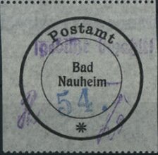 Stamp, Provisional Issue, Germany, Local Post,  