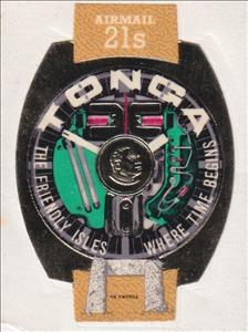 Stamp, Where Time Begins, Tonga,  , Watches
