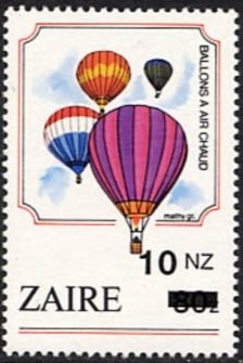 CD 1252 with black overprint new value