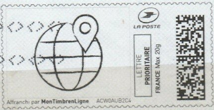 Geolocation Symbol on Globe