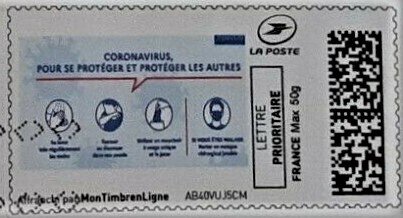 Stamp, Corona Virus Protection, Personalized and Private Mail Stamps,  , Healthcare