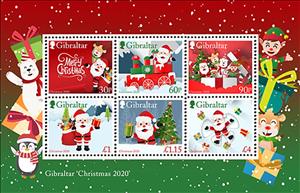 Souvenir Sheet, Christmas 2020, Gibraltar,  , Christmas