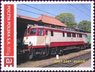 Stamp, EP07-1047 "Pudding, Personalized and Private Mail Stamps,  , Locomotives, Railways