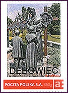Stamp, Dębowiec, Personalized and Private Mail Stamps,  , Statues