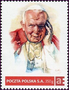 Stamp, Saint John Paul II, Personalized and Private Mail Stamps,  , Popes