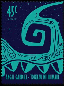 Stamp, Angel Gabriel, Tokelau,  , Christmas