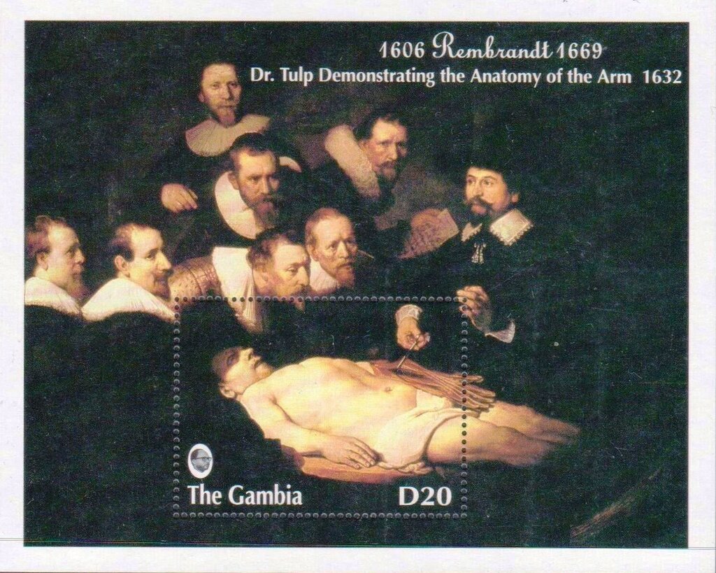 "Dr. Tulp demonstrating the Anatomy of the Arm" - Rembrandt