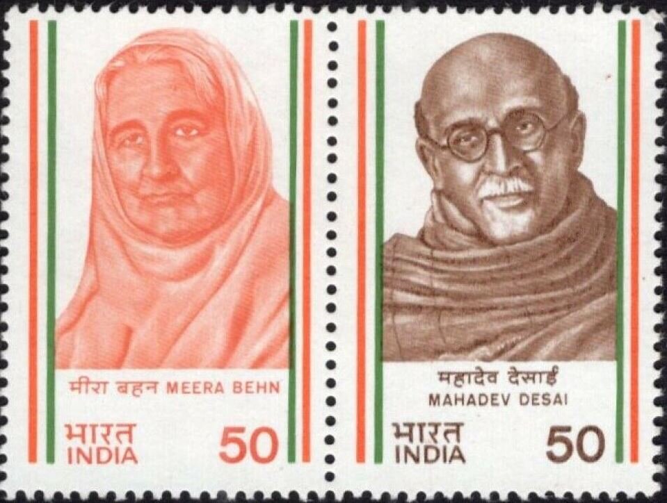 Meera Behn and Mahadev Desai