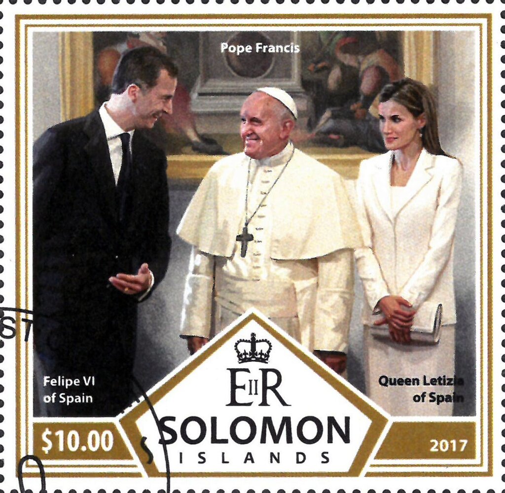Pope Francis & Felipe VI & Queen Letizia