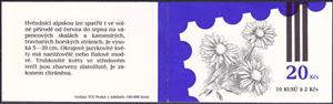 Booklet, Flowers (I.) - Hvězdnice alpská, Czechoslovakia,  , Flowers, Plants (Flora)