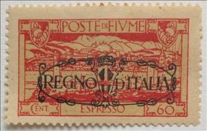 Stamp, Espresso "Regno D´Italia", Fiume,  