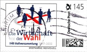 Stamp, IHK-Vollversammlung 2017-2022, Personalized and Private Mail Stamps,  