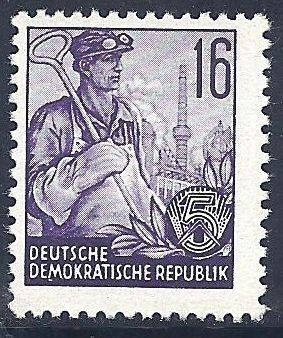 Stamp, Steel Schmelzer, Germany, Democratic Republic,  