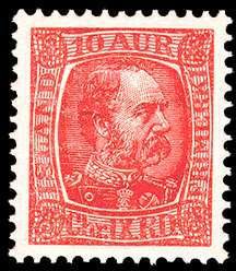 Stamp, King Christian IX, Iceland,  , Kings