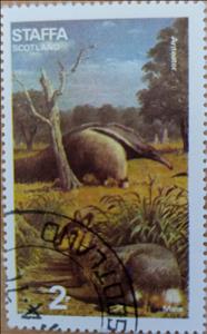 Stamp, Mammals, Anteater, Cinderellas,  , Anteaters, Mammals