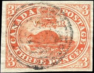 Stamp, North American Beaver (Castor canadensis), Canada,  , Animals (Fauna), Beavers, Mammals, Rodents