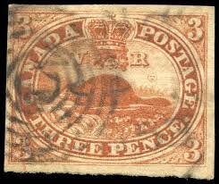 Stamp, North American Beaver (Castor canadensis), Canada,  , Animals (Fauna), Beavers, Mammals, Rodents