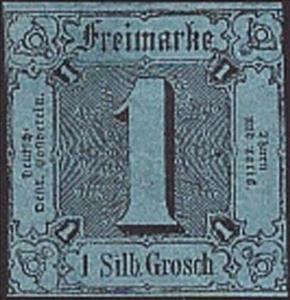Stamp, Numeral in square, Thurn and Taxis,  , Numbers