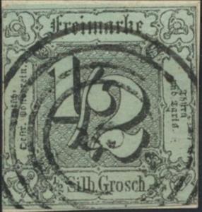 Stamp, Numeral in square, Thurn and Taxis,  , Numbers