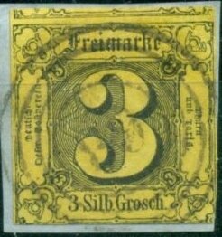 Stamp, Numeral in square, Thurn and Taxis,  , Numbers