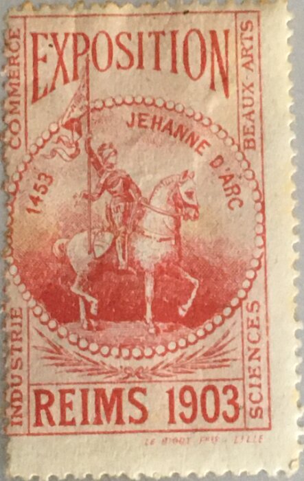 Joan of Arc exposition Reims 1903