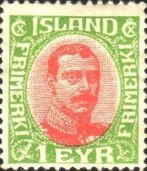 Stamp, King Christian X, Iceland,  , Heads of State