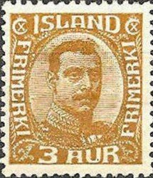Stamp, King Christian X, Iceland,  