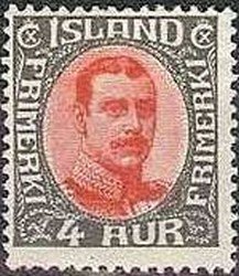 Stamp, King Christian X, Iceland,  , Heads of State