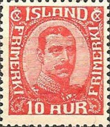 Stamp, King Christian X, Iceland,  , Heads of State
