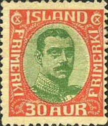 Stamp, King Christian X, Iceland,  , Heads of State