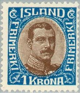 Stamp, King Christian X, Iceland,  , Heads of State