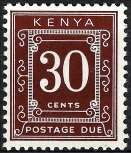 Stamp, Number, Kenya,  , Numbers