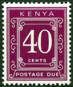 Stamp, Number, Kenya,  , Numbers