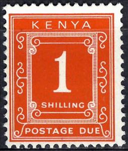 Stamp, Number, Kenya,  , Numbers