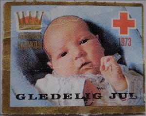 Stamp, Gledelig Jul, Cinderellas,  , Christmas, Princes, Red Cross and Red Crescent, Royalty