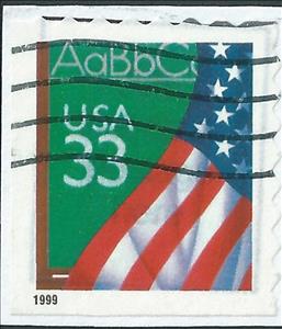 Stamp, Flag over Chalkboard, United States of America,  , Flags, Letters (Alphabet)