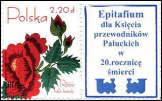 Epitaph for the Prince of Pałucki guides on the 20th anniver
