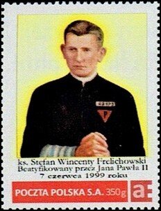 Stamp, Fr. Stefan Wicenty Frelichowski Beatified by John Paul II on, Personalized and Private Mail Stamps,  
