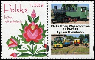 Narrow-gauge railway in Ełk 1913-2013 Lycker Kleinbahn