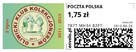 Stamp, Gliwice Club Of Collectors. The Fourth Anniversary Of The Cl, Personalized and Private Mail Stamps,  , Clubs of Stamp Collectors