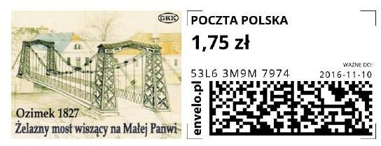 Iron Bridge Hanging On A Small Panel. Ozimek 1827