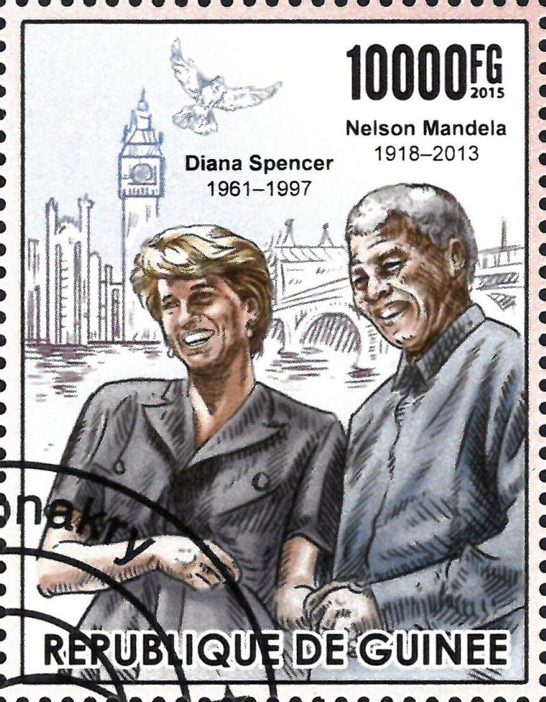 Nelson Mandela and Diana Spencer