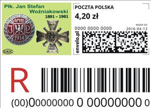 Stamp, Col. JAN STEFAN WOŹNIAKOWSKI 1891 - 1961 125. BIRTH ANNIVERS, Personalized and Private Mail Stamps,  , Medals and Marks of Honour
