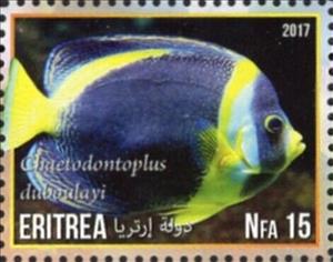 Stamp, Exotic fishes, Cinderellas,  , Animals (Fauna), Fishes