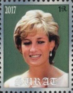 Stamp, Lady Diana Spencer, Cinderellas,  , Famous People, Princesses