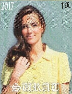 Stamp, Duchess Kate Middleton, Cinderellas,  , Duchess, Famous People