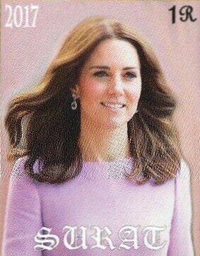 Stamp, Duchess Kate Middleton, Cinderellas,  , Duchess, Famous People