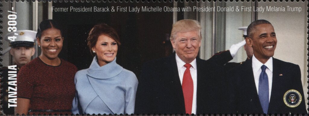 Barack and Michelle Obama, Donald and Melania Trump