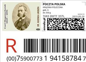 Stamp, Carl August Wilhelm Hegenscheidt 1823 - 1891 195. Birth Anni, Personalized and Private Mail Stamps,  , Famous People