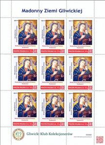 Mini Sheet, Our Lady of Perpetual Help Pyskowice, Personalized and Private Mail Stamps,  , Religion